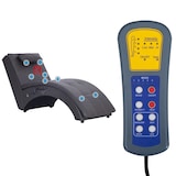 thumbnail of vidaXL Massage Chaiselongue mit Kissen Grau Kunstleder