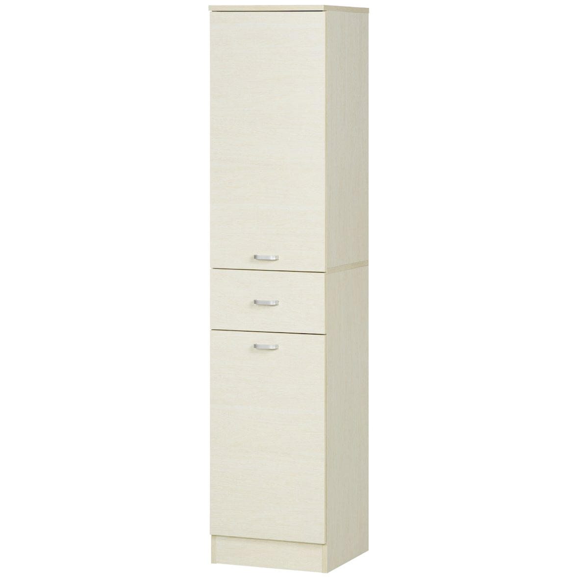 HOMCOM Mobile Bagno in Legno con 2 Armadietti Cassetto e Ripiani