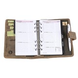 thumbnail of Greenburry Terminplaner Leder A6 (14x19cm) Terminkalender Organizer braun inkl Kalender