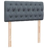 thumbnail of vidaXL Ottoman-Bett mit Matratze & LEDs Dunkelgrau 100x200 cm Samt