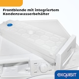 thumbnail of Exquisit Wärmepumpentrockner, 10 kg, 16 Programme, Knitterschutz, LED, Trockner, Frontlader, TWP1001-030D weiss