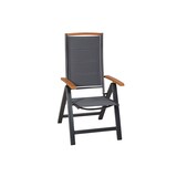 thumbnail of Merxx Tino Set 7tlg., 6 Klappsessel, 1 Tisch 150 x 90 cm, Aluminium