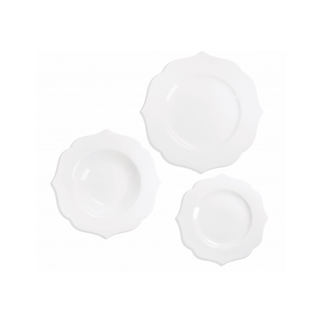 Servizio tavola 18pz. Queen New Bone China