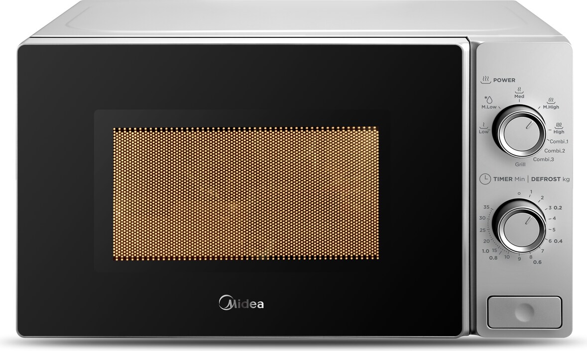 MIDEA MCM208GMSP, microondas grill, 20 l, 700 W, silver