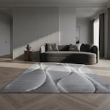 thumbnail of Teppich Flur Ombre Pflegeleicht Waschbar Strapazierfähig Wohnzimmer Schlafzimmer Schwarz 140x200 cm – DRAU von Kadima Design