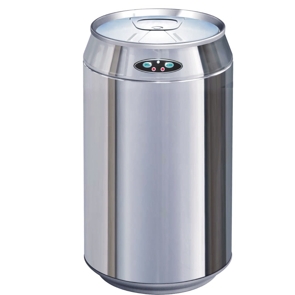 Kitchen Move Poubelle automatique inox canette CAN 30L Acier inoxydable Argent
