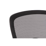 thumbnail of SIGMA Chaise de bureau SC401, plastique, hauteur d'assise réglable, noir/argenté