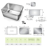 thumbnail of Seno para fregadero industrial INOX para soldar - VD