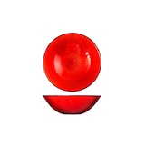 thumbnail of Schale charme rot glitzereffekt glas cm 15.