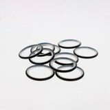 thumbnail of Lot de 10 anneaux avec insert pour rideaux de 35x42mm en Noir Mat - Boulet