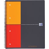 thumbnail of OXFORD Cahier Activebook spirales 160 pages perforées 80g 5x5 21x31,8cm Couverture polypro Gris