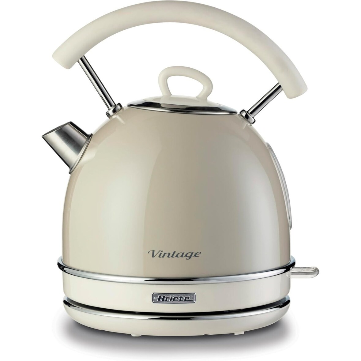Bouilloire électrique 1,7l Acier Beige Vintage Reconditionné Usage Non Intensif Ariete