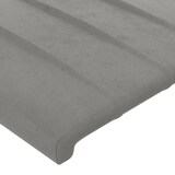 thumbnail of vidaXL Kopfteil Hellgrau 90x5x78/88 cm Samt