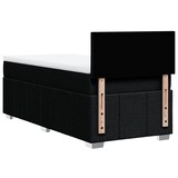 thumbnail of vidaXL Boxspringbett mit Matratze Schwarz 80x200 cm Stoff