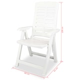 thumbnail of vidaXL 3-tlg. Bistro-Set Kunststoff Weiß