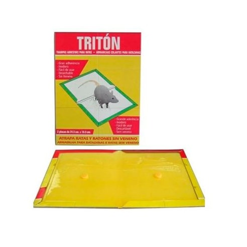 Trampa adhesiva para ratas y ratones TRITÓN 24.5 x 18.5 D01.027