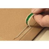 thumbnail of 50x Versandtaschen TP310 175x250mm stabile Vollpappe Selbstklebeverschluss A5 braun