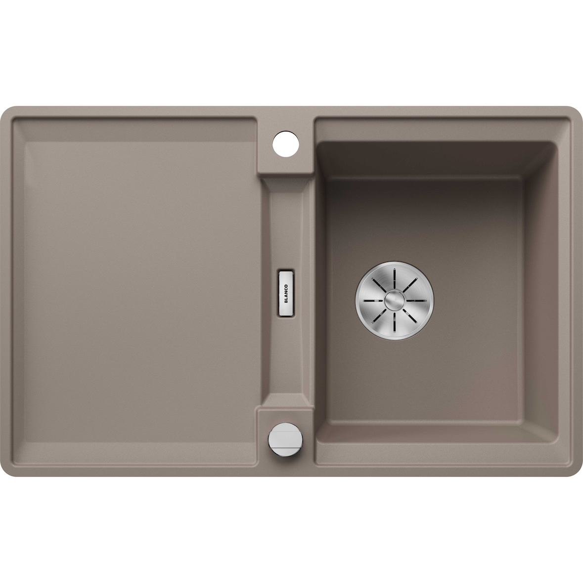 BLANCO ADIRA 45 S-F Einbauspüle SILGRANIT tartufo ab 45 cm Excenter