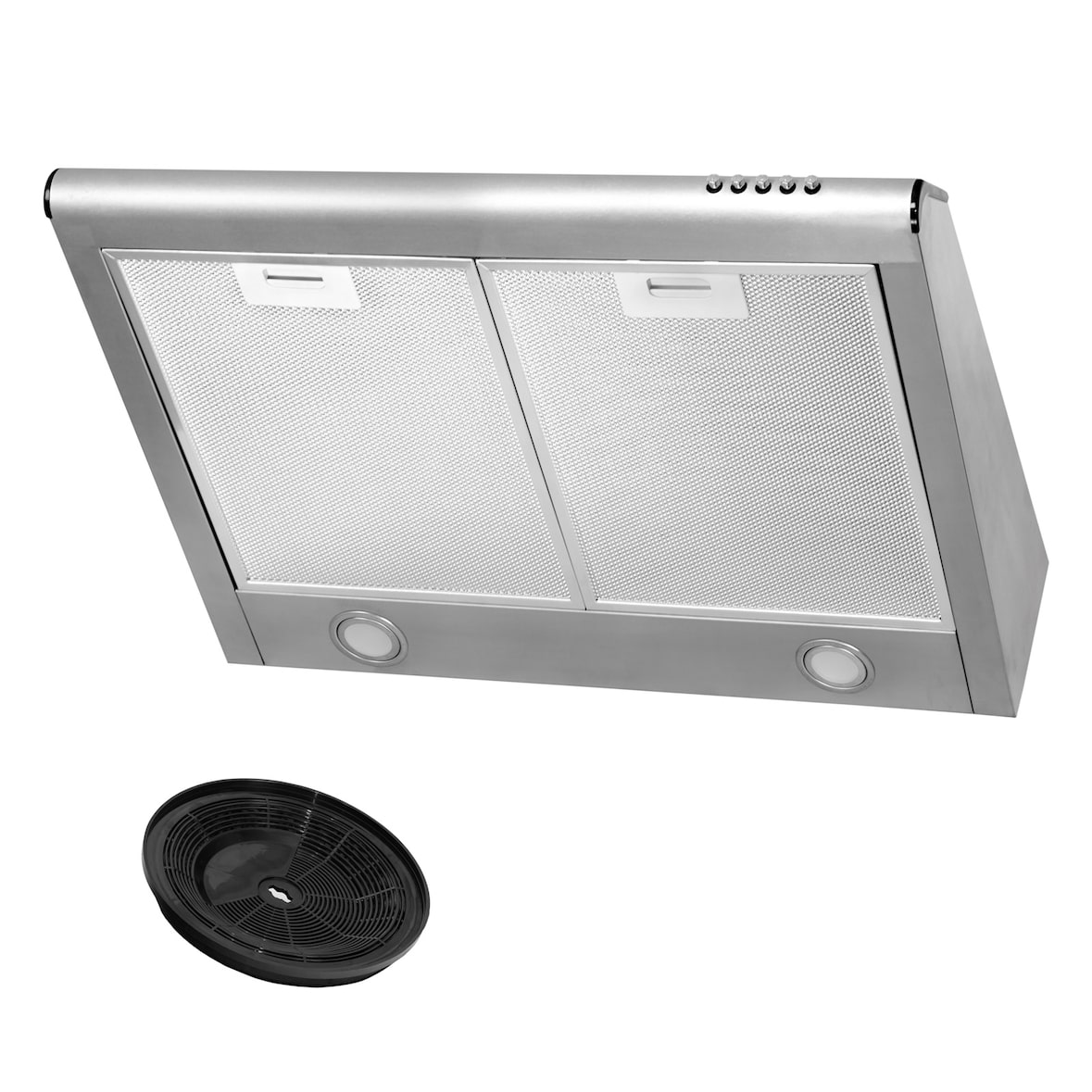 Dunstabzugshaube Abzugshaube Unterbauhaube Abluft Umluft 60 cm Aktivkohlefilter