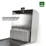 thumbnail of Papierspender aus Edelstahl (matt) - für 250-400 Blatt