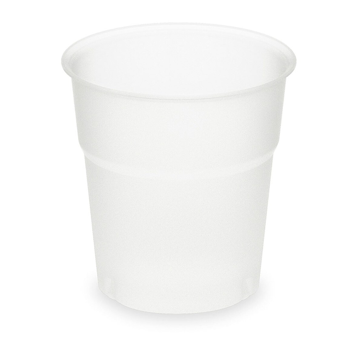 500x BIO Trinkbecher matt natur 100 ml 0,1 l aus Biokunststoff PLA  o 57mm