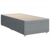 thumbnail of vidaXL Boxspringbett mit Matratze Hellgrau 80x200 cm Stoff