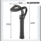 thumbnail of NAVIS | Design Wasserfall Wasserhahn Bad Gold matt hohe Badarmatur|Elegante Premium Edelstahl Armatur Für hohe Waschbecken|Mischbatterie 2 Anschlüsse