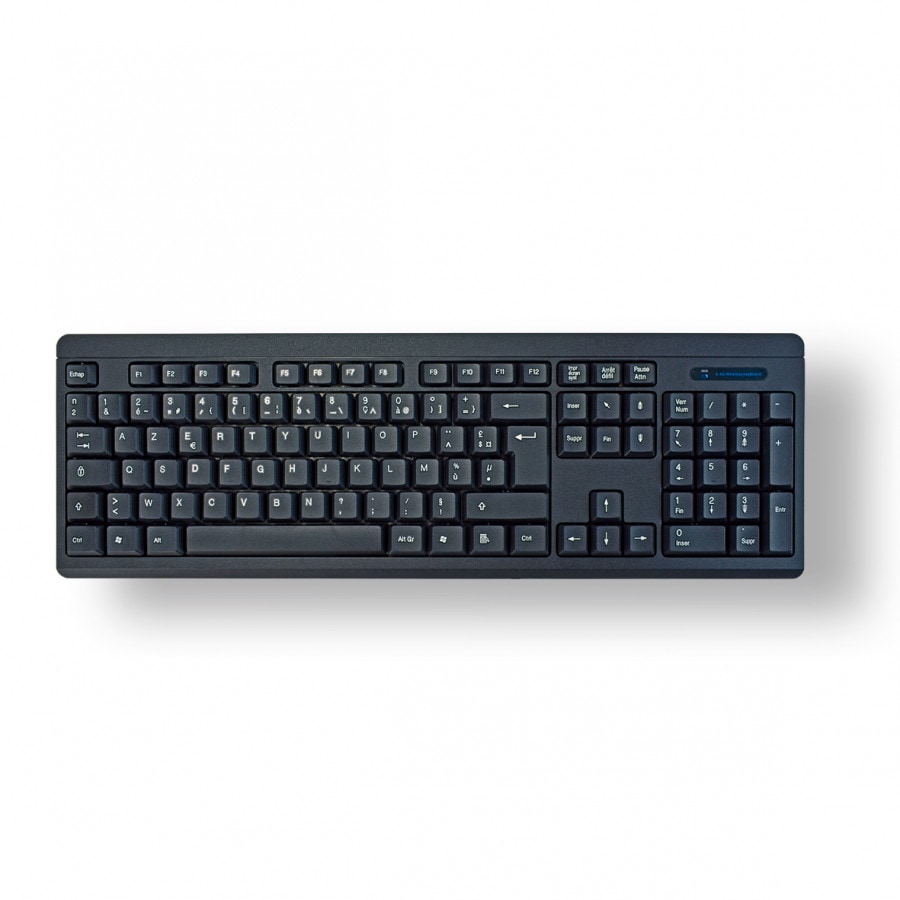 MCL - Clavier sans fil Azerty - Noir