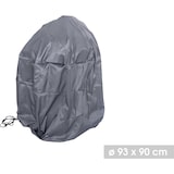 thumbnail of Waterdichte Barbecuehoes Rond – Ø93 x 90 cm – Sterke BBQ Beschermhoes van Weerbestendig Polyester – UV-bestendig – Antraciet
