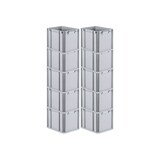 thumbnail of PROREGAL 10x Eurobox NextGen Grip | HxBxT 32x30x40cm | 30 Liter | Griffe geschlossen | Glatter Boden | Eurobehälter