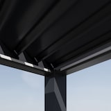 thumbnail of Weide E-Deluxe Plus | elektrische Pergola mit LED | Voll Aluminium | 4 x 4 M | motorisiertes Lamellendach anthrazit