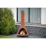 thumbnail of Westmann Stalen Terrashaard - Tuinhaard 160 cm - Cortenstaal