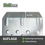 thumbnail of TRUTZHOLM 2x Auffahrrampe 180 cm Tragkraft 400 kg Stahl profiliert Verladerampe Rampe grau