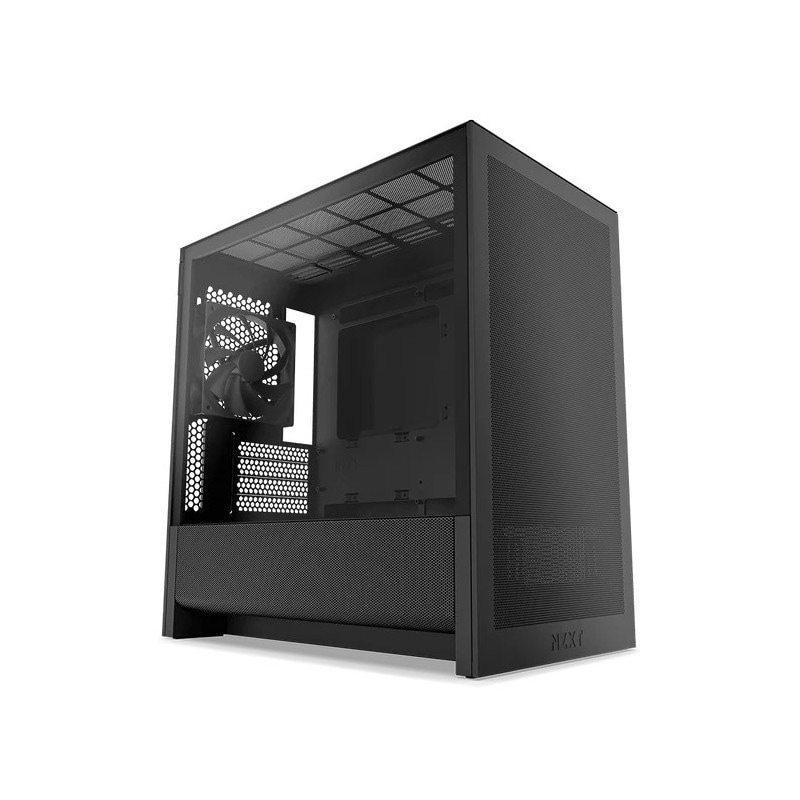 Nzxt H3 Flow Micro Atx Mid Tower Case All Black Color