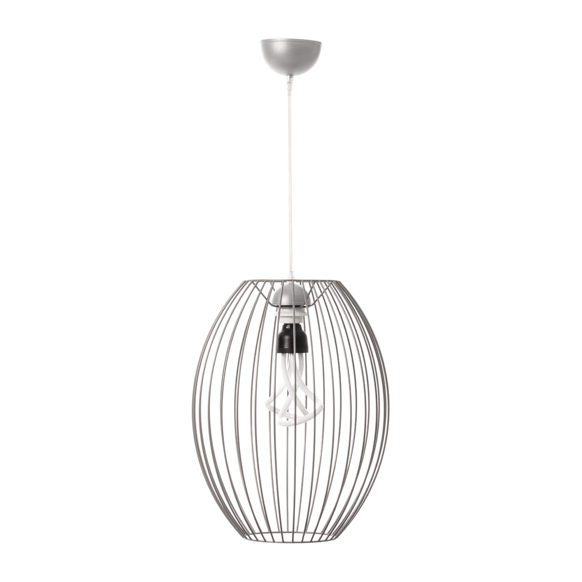 Hängelampe Amberly Silber
