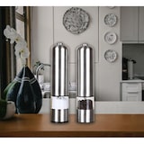 thumbnail of Moulin à poivre ou à sel en acier inoxydable Herzberg HG8106