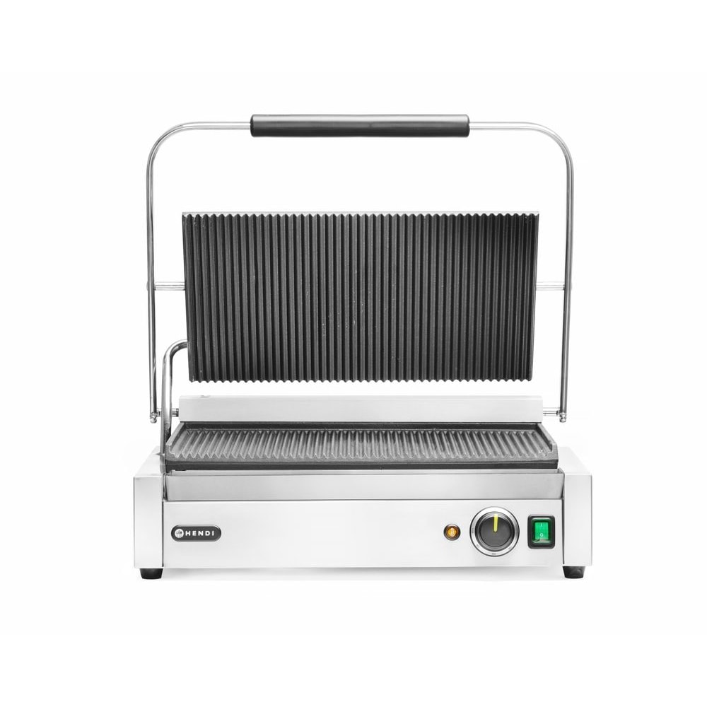HENDI Kontaktgrill Panini XL, 230V/2700W, 548x464x(H)216mm