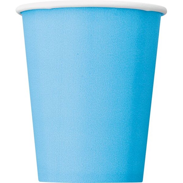 8 Becher hellblau 266 ml