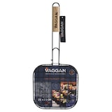 thumbnail of WellHome - Parrilla Grill con mango de madera y revestimiento antiadhernte 21x21cm