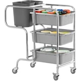 thumbnail of Saro Abräumwagen mit Zubehör und Leichtlaufrollen aus Edelstahl