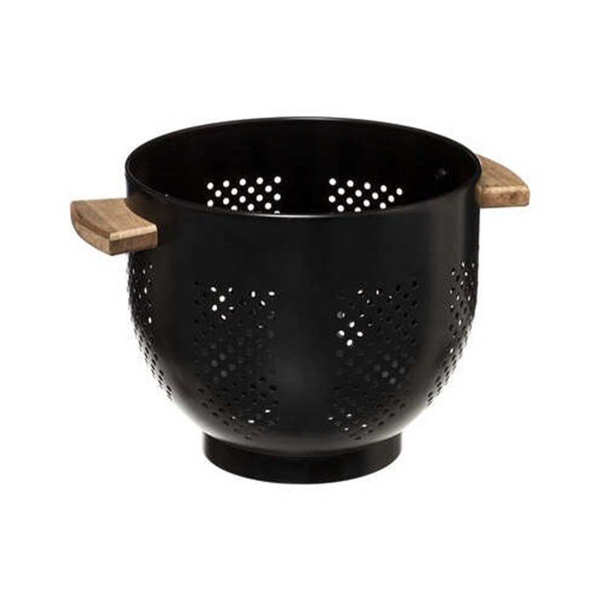 FIVE - 20 cm Metallsieb, anthrazitfarben, 29 x 22 x 18,5 cm