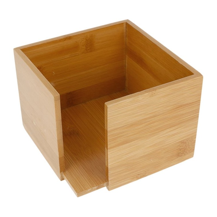 MONOUSO -  Portatovaglioli Cocktail in Bamboo 13,5x13,5x10cm (12 Pezzi)