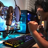 thumbnail of LIAM&DAAN Streaming-Mikrofon Set, mit Arm, Spinne & Popschutz Podcast Set, Kondensatormikrofon