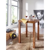 thumbnail of FineBuy Bartisch Massivholz Sheesham 80x80x110cm Stehtisch Bistrotisch Tisch
