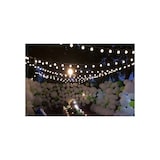 thumbnail of Guirlande Guinguette 100m professionnelle IP65 100 ampoules led blanc chaud incluses