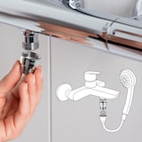 thumbnail of puregreen Wassersparer für die Dusche - Spart bis zu 50 % Wasser - chromfarben