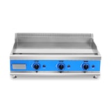 thumbnail of Plancha / Frytop a gas profesional de cromo duro 950x570x370 mm (3 quemadores, 15 kW)