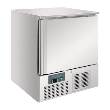 Frigorífico debaixo do balcão, 1 porta, aço inoxidável, tropicalizado 40°C, refrigeração por ar, GN1/1, 83 x 68 x 70 cm, 140L, Polar Série U UA010