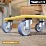 thumbnail of WAGNER Transporthilfe Multiplex MAXIGRIP - 38 x 38 x 11 cm, softe Rollen Ø 75 mm, Tragkraft 300 kg - 20134001