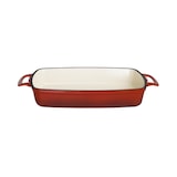 thumbnail of Plat en fonte rectangulaire Vogue rouge 2,8L